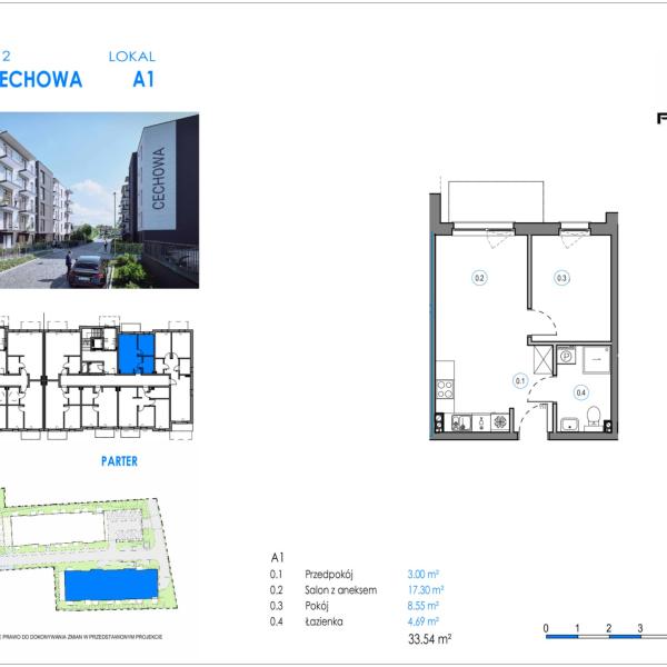 Mieszkanie A1 - Reda ul. Cechowa - ETAP 1