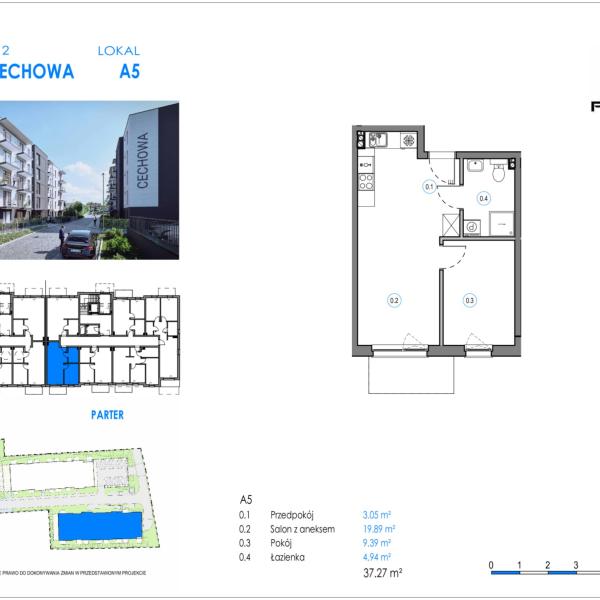 Mieszkanie A5 - Reda ul. Cechowa - ETAP 1