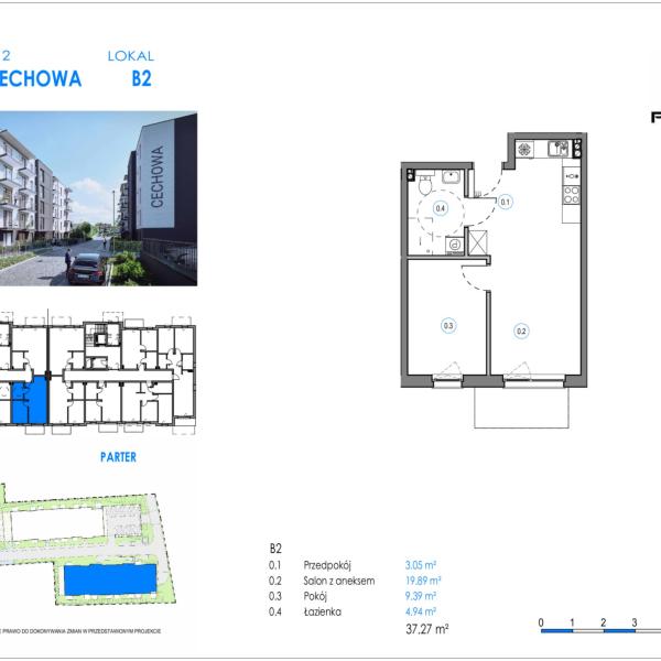 Mieszkanie B2 - Reda ul. Cechowa - ETAP 1