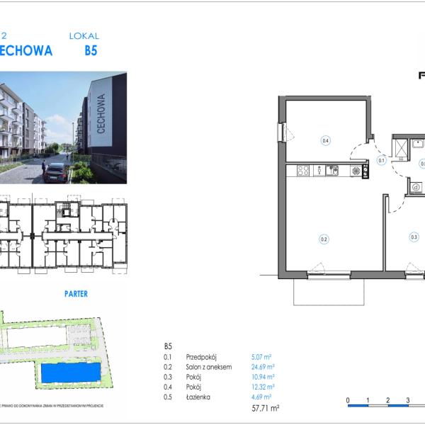 Mieszkanie B5 - Reda ul. Cechowa - ETAP 1