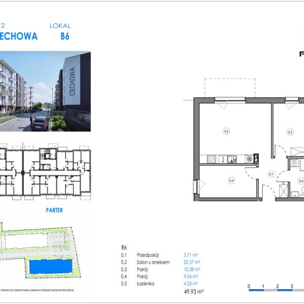 Mieszkanie B6 - Reda ul. Cechowa - ETAP 1
