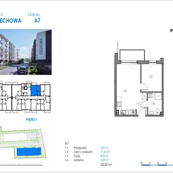 Mieszkanie A7 - Reda ul. Cechowa - ETAP 1