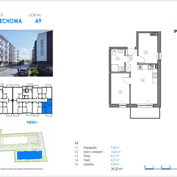 Mieszkanie A9 - Reda ul. Cechowa - ETAP 1