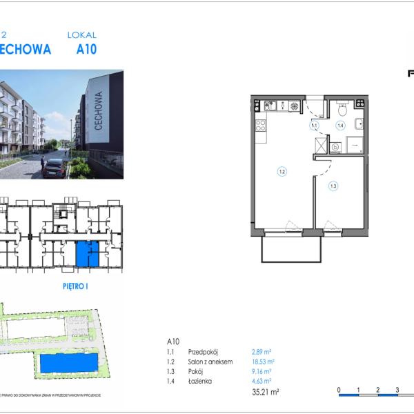 Mieszkanie A10 - Reda ul. Cechowa - ETAP 1
