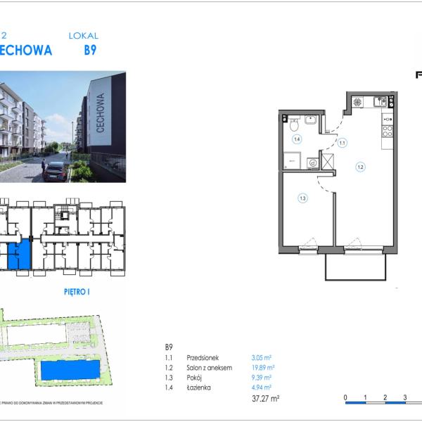 Mieszkanie B9 - Reda ul. Cechowa - ETAP 1