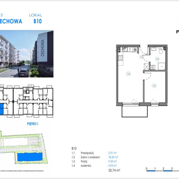 Mieszkanie B10 - Reda ul. Cechowa - ETAP 1