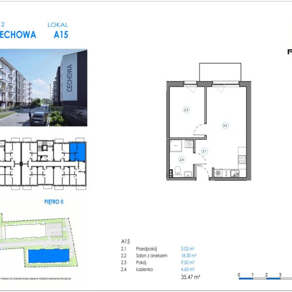 Mieszkanie A15 - Reda ul. Cechowa - ETAP 1