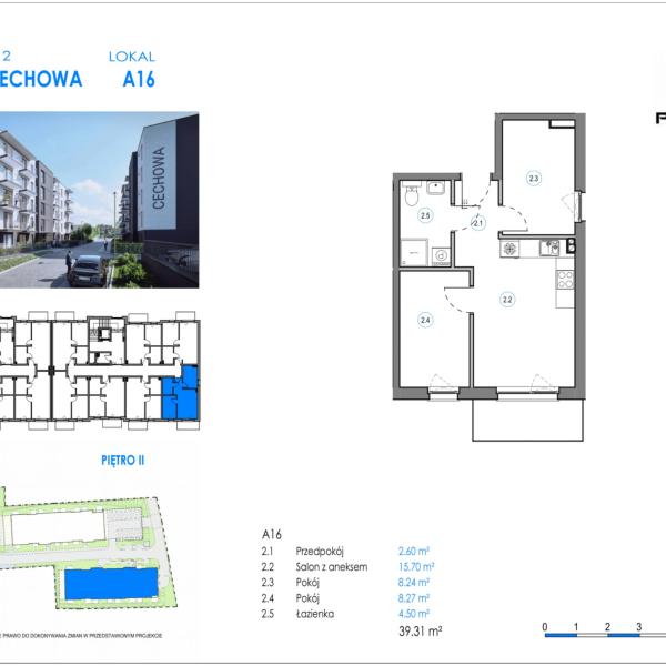 Mieszkanie A16 - Reda ul. Cechowa - ETAP 1