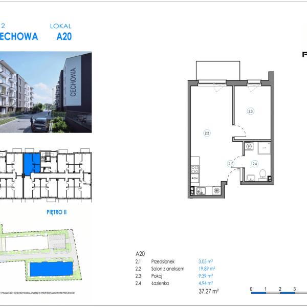 Mieszkanie A20 - Reda ul. Cechowa - ETAP 1
