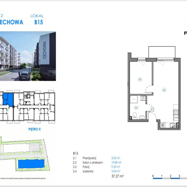 Mieszkanie B15 - Reda ul. Cechowa - ETAP 1