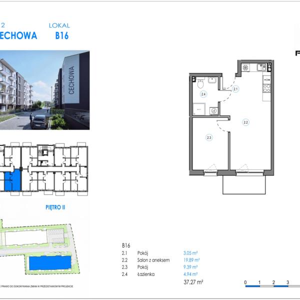 Mieszkanie B16 - Reda ul. Cechowa - ETAP 1