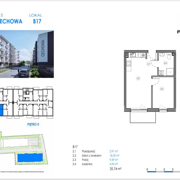 Mieszkanie B17 - Reda ul. Cechowa - ETAP 1
