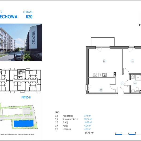 Mieszkanie B20 - Reda ul. Cechowa - ETAP 1