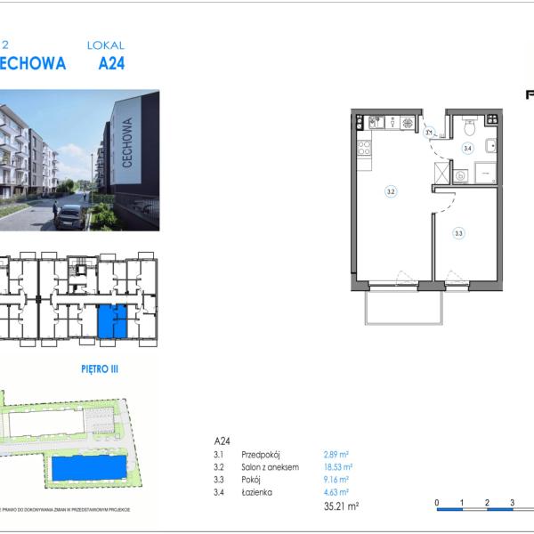 Mieszkanie A24 - Reda ul. Cechowa - ETAP 1