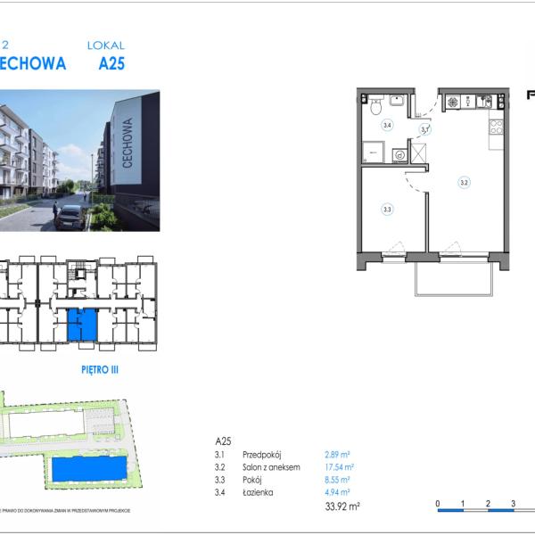 Mieszkanie A25 - Reda ul. Cechowa - ETAP 1