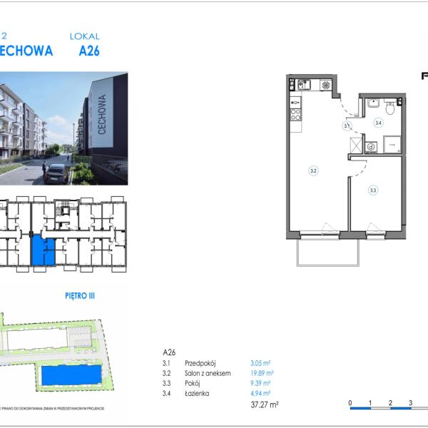 Mieszkanie A26 - Reda ul. Cechowa - ETAP 1