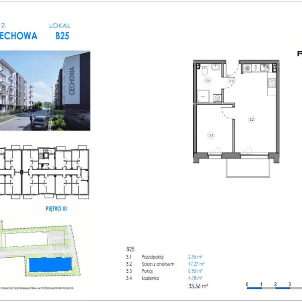 Mieszkanie B25 - Reda ul. Cechowa - ETAP 1