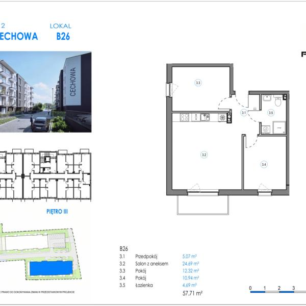 Mieszkanie B26 - Reda ul. Cechowa - ETAP 1