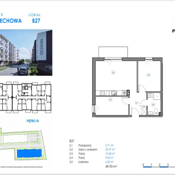 Mieszkanie B27 - Reda ul. Cechowa - ETAP 1