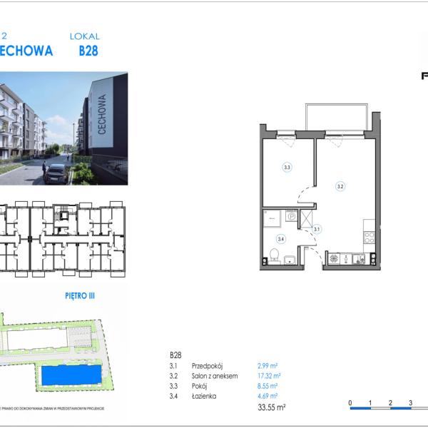 Mieszkanie B28 - Reda ul. Cechowa - ETAP 1