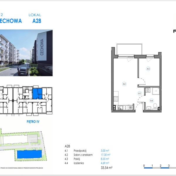 Mieszkanie A28 - Reda ul. Cechowa - ETAP 1