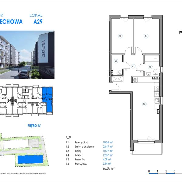 Mieszkanie A29 - Reda ul. Cechowa - ETAP 1