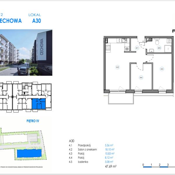 Mieszkanie A30 - Reda ul. Cechowa - ETAP 1