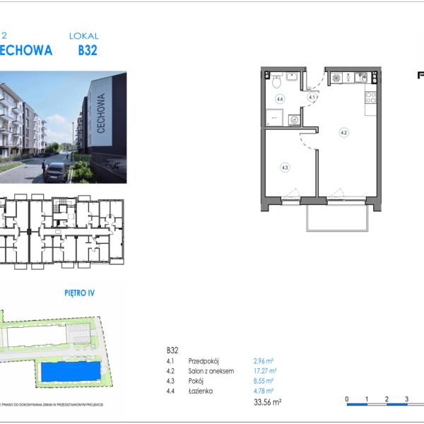 Mieszkanie B32 - Reda ul. Cechowa - ETAP 1