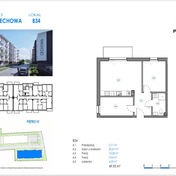 Mieszkanie B34 - Reda ul. Cechowa - ETAP 1