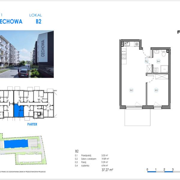 Mieszkanie B2 - Reda ul. Cechowa - ETAP 2
