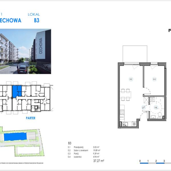 Mieszkanie B3 - Reda ul. Cechowa - ETAP 2