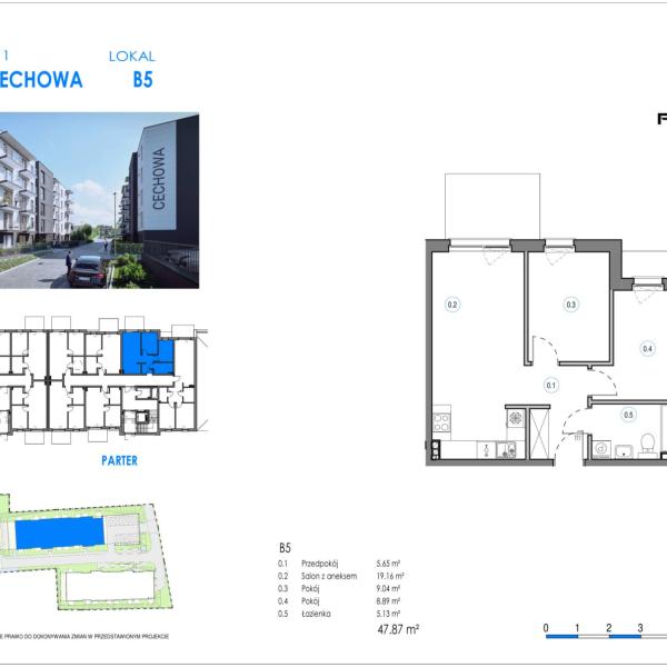 Mieszkanie B5 - Reda ul. Cechowa - ETAP 2
