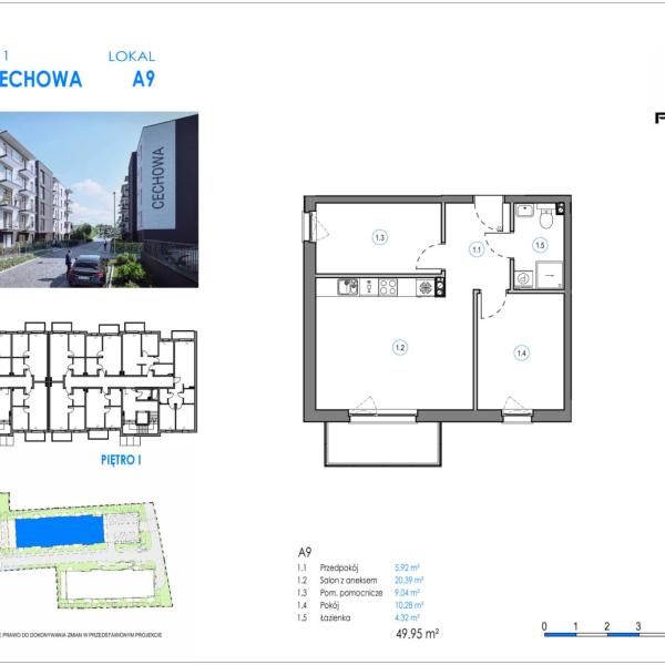 Mieszkanie A9 - Reda ul. Cechowa - ETAP 2