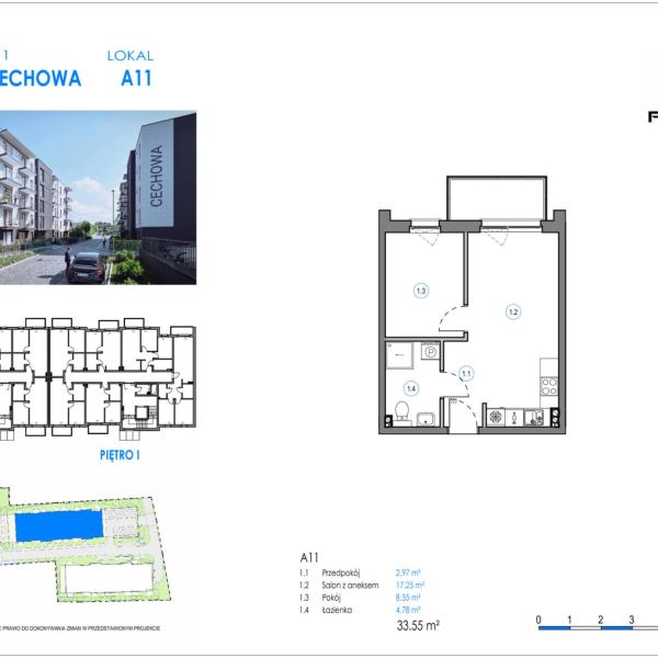 Mieszkanie A11 - Reda ul. Cechowa - ETAP 2