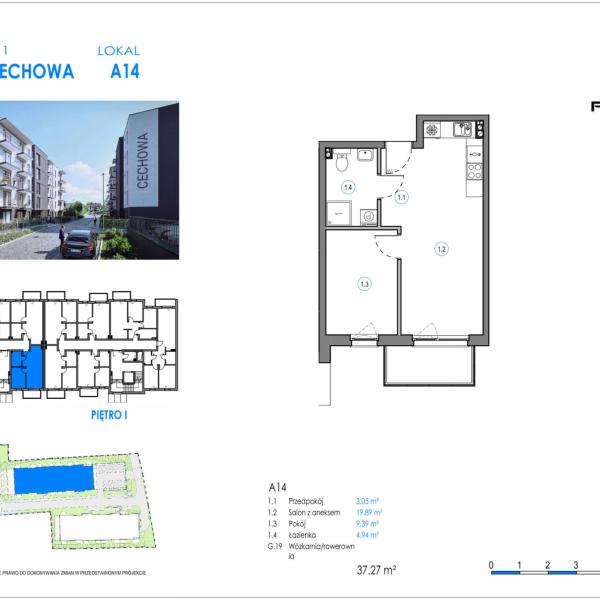 Mieszkanie A14 - Reda ul. Cechowa - ETAP 2