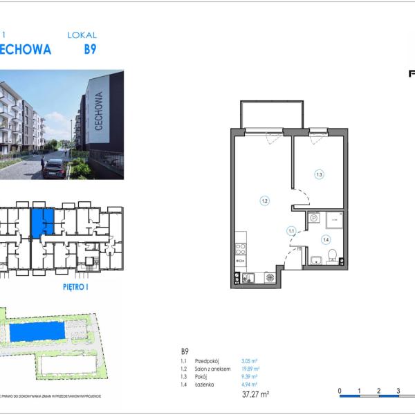 Mieszkanie B9 - Reda ul. Cechowa - ETAP 2
