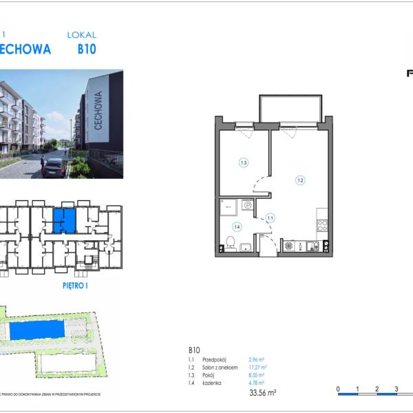 Mieszkanie B10 - Reda ul. Cechowa - ETAP 2