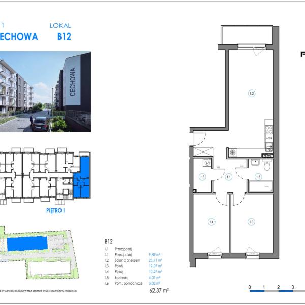Mieszkanie B12 - Reda ul. Cechowa - ETAP 2