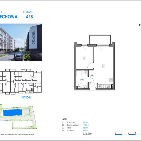 Mieszkanie A18 - Reda ul. Cechowa - ETAP 2