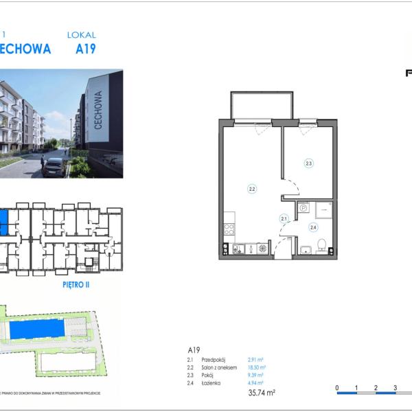 Mieszkanie A19 - Reda ul. Cechowa - ETAP 2