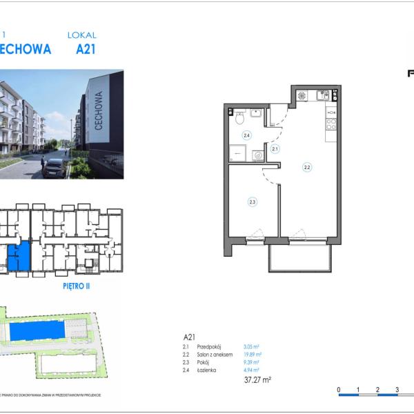 Mieszkanie A21 - Reda ul. Cechowa - ETAP 2