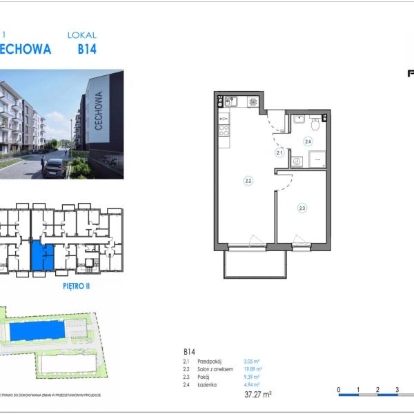 Mieszkanie B14 - Reda ul. Cechowa - ETAP 2