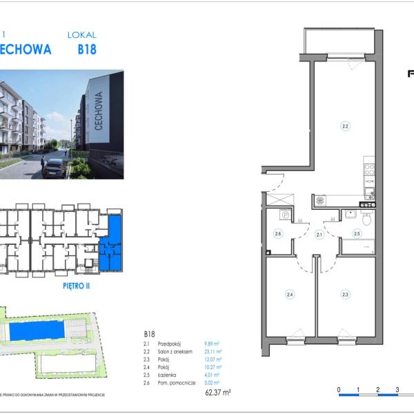 Mieszkanie B18 - Reda ul. Cechowa - ETAP 2