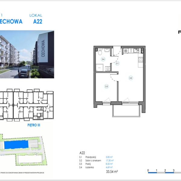 Mieszkanie A22 - Reda ul. Cechowa - ETAP 2