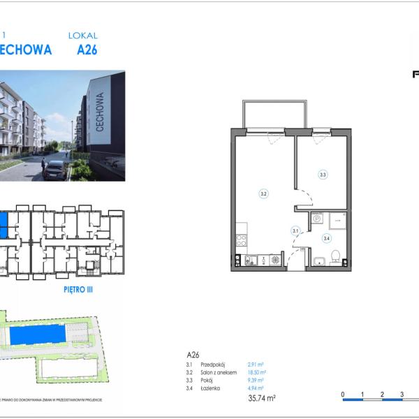 Mieszkanie A26 - Reda ul. Cechowa - ETAP 2