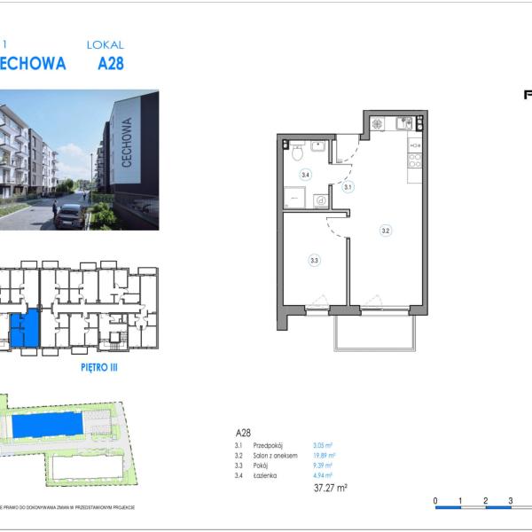 Mieszkanie A28 - Reda ul. Cechowa - ETAP 2