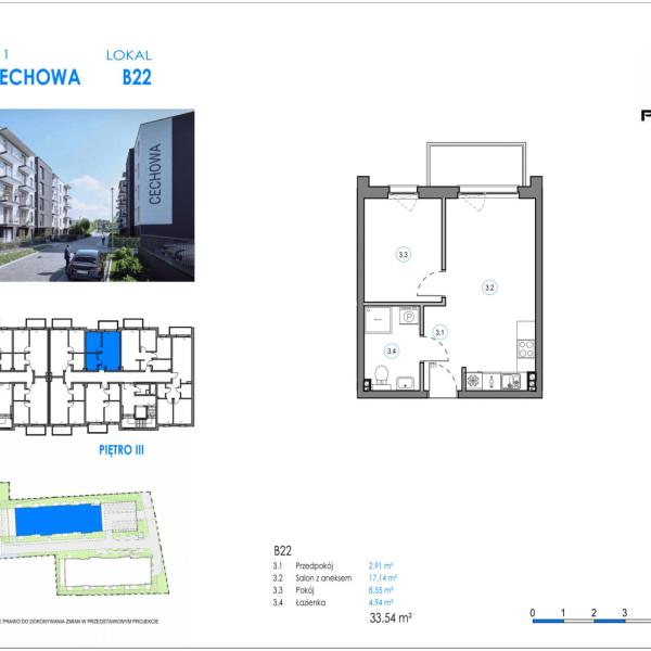 Mieszkanie B22 - Reda ul. Cechowa - ETAP 2