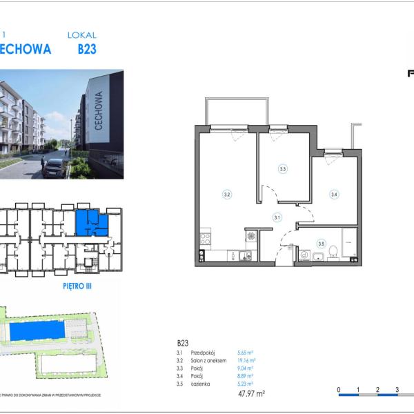 Mieszkanie B23 - Reda ul. Cechowa - ETAP 2