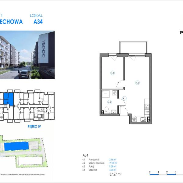 Mieszkanie A34 - Reda ul. Cechowa - ETAP 2