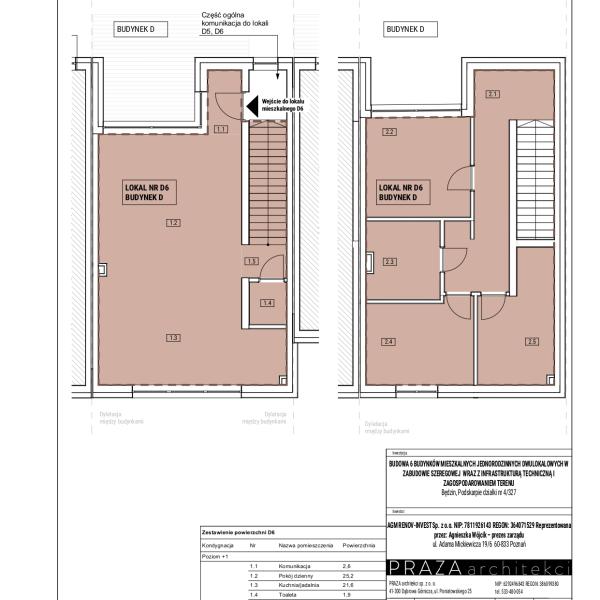 Lokal 6D Apartament dwupoziomowy - Będzin Podskarpie